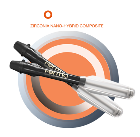 Нано-гибридный композит на основе диоксида циркония